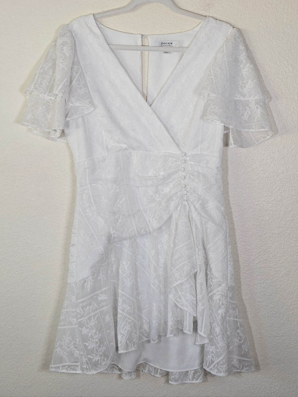Ever New Melbourne White Dress 8
